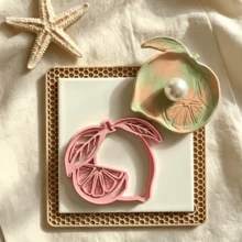 Multi-Theme Large Tray Soft Clay Cutter Set, Snowflake, Flower, Sunflower, Fish, Fruit, Architecture, Cupcake, Leaf Shaped Tray Molds, Compatible With Polymer Clay, For Making Rings, Earrings, Small Jewelry Storage Trays, DIY Handmade Decoration Ornaments, Photography Props, Creative Crafting Tools - Oversized Polymer Clay Cutter - View 11