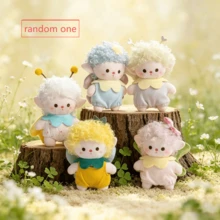 Plush Fairy Pendant Blind Box, Colorful Wing Fairy Plush Doll, Curly Soft Cute Doll, Random Mini Plush Hanging Ornament, Desktop Collectible Decor, Girly Style Accessory, Holiday Surprise Small Gift - Multicolor - View 12