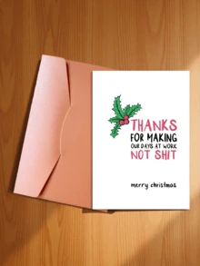 1pc Fun Rudolph Christmas Card (With Envelope) - Perfect Gift For Friends, Family And Colleagues - A Unique Holiday Greeting Gift - C - View 19