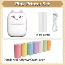 Mini Sticker Printer, Portable Pocket Thermal Printer With Paper Roll For Halloween Party Decor, Halloween Gifts, Study Notes, Photo Printing, Memos, Diaries, Travel Lists, Wireless Inkless Compatible With Android & IOS - Multicolor - View 35