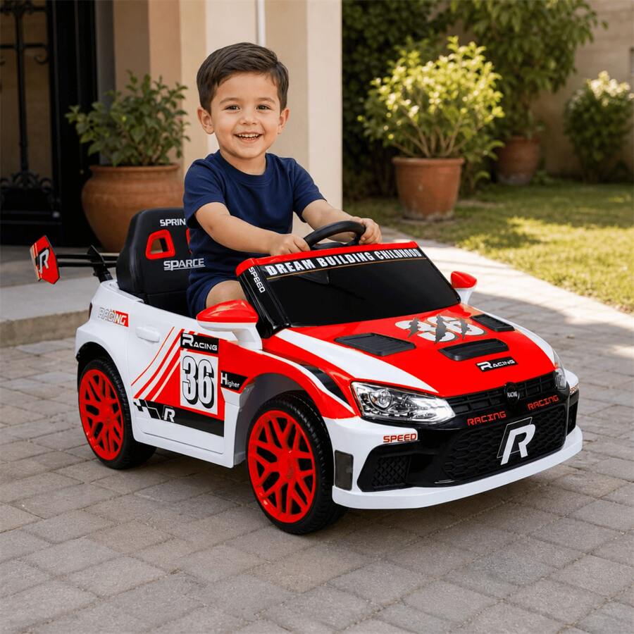 THE BABY SHOP Kids Electric Vehicles - Red - View 1