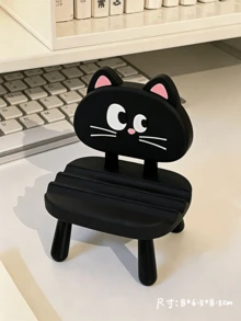 Funny Face Animal Chair Phone Stand, Cartoon Adjustable Desktop Stand, Foldable Portable Pocket Sized Phone Stand, Suitable For All Smartphones And Tablets, Essential For Office And Home Daily Use, Portable Travel Desktop Phone Stand Accessories - A - View 13