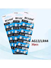 Baterai Alkaline AG3 AG13 LR44 LR41, Baterai Kancing Bulat 1.5V Kapasitas Tinggi, Cocok untuk Baterai Jam Tangan, Remote Control, Komputer, Lampu Hias, Lampu Warna-warni, Senter - MultiWarna - View 12