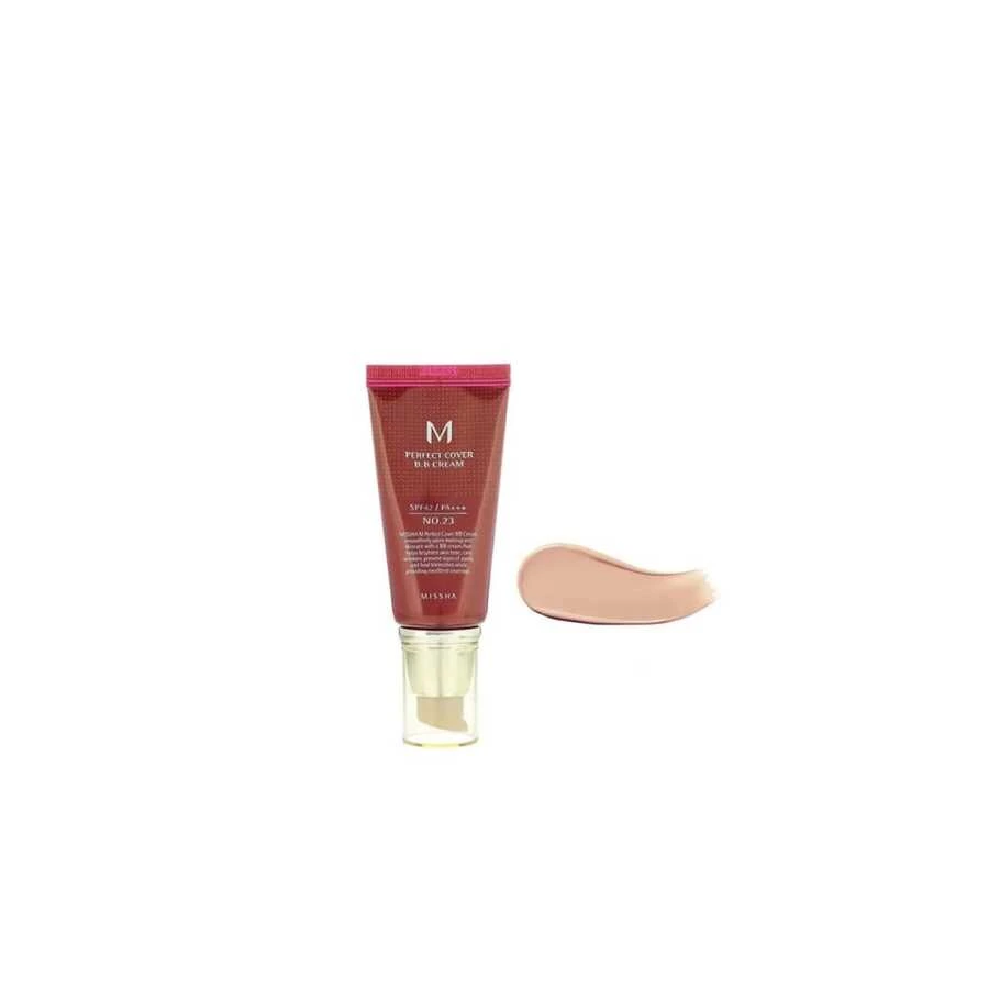 Missha - M Perfect Cover BB Cream #23 Natural Beige (50ml) - 06 Natural Beige - View 1