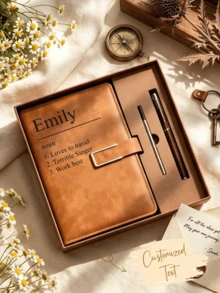 Multi-color - 3-sentence U-shaped Notebook