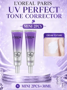 L’Oreal Paris 歐萊雅防曬隔離露小樣15ml，2pcs,改善暗沉，輕薄不黏膩，防曬妝前二合一，日常護膚 - 歐萊雅防護隔離露-15ml-set - 查看 11