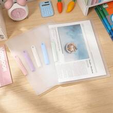 5 Sets Transparent A4 Size Rotating Side-Opening Folders, Waterproof, Dust-Proof, Document Organizer Suitable For School Files, Office Documents, Art Paper, School Supplies, Minimalist Document Folder, Resume Holder, Large Capacity Office Supplies, Desktop Storage, File Organizer, Office Supplies, Desk Accessories, Teacher Teaching Supplies, Back To School, Learning Supplies, Sticker Book, Storage, Stationery, Teacher Classroom Essentials - Multicolor - View 20