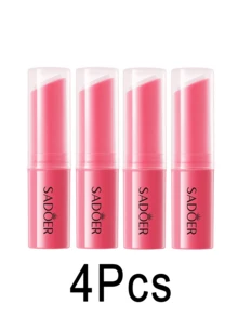 SADOER 2pcs Strawberry Color-Changing Lip Balm, Moisturizing & Waterproof, Prevents Dry Lips, Changes Color With Temperature - Strawberry - View 7