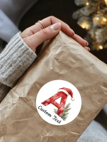 1/90/120/180/300pcs Customizable Pattern & Text Multi-Color Multi-Size Round Christmas Stickers, PVC Waterproof Oil-Proof, Suitable For Christmas Party Celebration, Christmas Gift Box Packaging, Potted Plant Decoration, Funny Item Classification, Personalized & Versatile, Perfect For Parents, Colleagues, Best Friends, Close Friends, Couples, Etc., Compatible With Christmas, Party, Birthday - Multicolor - View 6