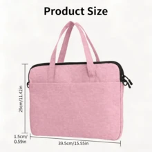 DANYCASE Laptop Carrying Bag Pro Computer Bag HP 15 15.6 Inch Portable One Shoulder Crossbody Messenger Bag - Pink - View 8