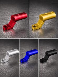 Motorcycle Rearview Mirror Extension Bracket, 1 Piece, Universal CNC Aluminum Alloy Rearview Mirror Mounting Extension Adapter, 6mm/8mm/10mm, Anodized Accessory Bracket, Suitable For Spotlights, GPS, Action Cameras, Scooters, ATVs, Electric Bicycles, And Motorcycle Accessories. - A - View 3
