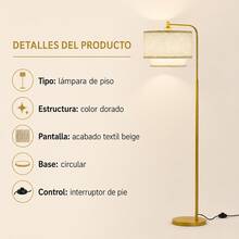 Floor Lamps - US A Type Plug(110-127V) - View 3
