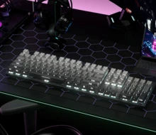 HP GK400F Wired Mechanical Keyboard, 104 Full-Size Keys, Gaming & Office, Gradient Side-Printed, Compatible With Laptop & Desktop - View 8
