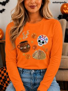 Women T-Shirts - Orange - View 1