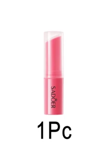 SADOER 2pcs Strawberry Color-Changing Lip Balm, Moisturizing & Waterproof, Prevents Dry Lips, Changes Color With Temperature - Strawberry - View 8