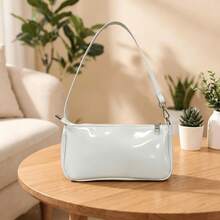 FP Special - Solid Color Underarm Bag - Versatile Glossy Shoulder Small Bag - Minimalist Fashion Clutch - Multicolor - View 8