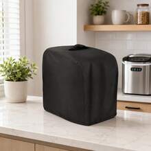 Desktop Ice Maker Cover, Heavy Duty 300D Oxford Fabric Portable Ice Maker Cover, Suitable For Desktop Ice Maker, Universal Kitchen Appliance Storage And Protection Cover, Suitable For Home, Bar, RV, Office, Kitchen Countertop, Cabinet, Storage Room And Daily Appliance Organization - Black - View 12