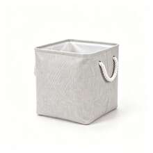 1pc Fabric Storage Basket For Kids Toys, Bedroom Clothes And Socks Organizer, Foldable Linen Storage Bin - Multicolor - View 11