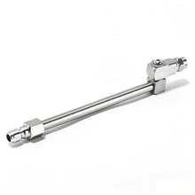 Fan Nozzle Wand, Rotating Pressure Washer Rinse Tool With Stainless Steel Body And 1/4 Coupler Adapter For Upkeep Ac Coil Rinse Wand Condenser Rinsing Rod Rotating Washer Tool Stainless Steel - 20cm/8inch - View 9