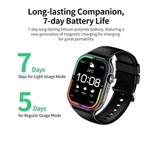 Lenovo Watch Fit F101 智能手表，1.96 英寸高清方形显示屏，无线 5.4+，50 多种运动模式，日常健康监测 - 查看 8