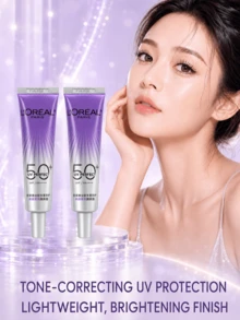L’Oreal Paris 歐萊雅防曬隔離露小樣15ml，2pcs,改善暗沉，輕薄不黏膩，防曬妝前二合一，日常護膚 - 歐萊雅防護隔離露-15ml-set - 查看 3