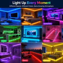 Lampu Strip LED RGB dengan Remote IR 24 Tombol, Ditenagai USB, Perubahan Warna Multi-warna, Pencahayaan Ambient DIY, Untuk Kamar Tidur, Ruang Bermain Game, Dekorasi Pesta Liburan. - RGB 24 Tombol - View 7