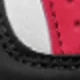 White, Black, Red, Black Background