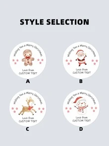 1/30/90/160pcs Customizable Pattern Round Stickers, Multi-Specification Customizable Graphic & Text Waterproof Oil-Resistant PVC Round Stickers, Suitable For Photo Album Decoration, Gift Envelope Sealing, Luggage Identification, Christmas Commemorative Gift Boxes, Ideal Gifts For Girlfriend, Boyfriend, Colleagues, Family, Best Friends, Suitable For Gatherings, Parties, Bachelor Parties, Various Events - Multicolor 2 - View 10