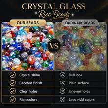 100pcs 4*6mm AB Color Austrian Crystal Glass Seed Beads DIY Jewelry Making Supplies For Necklace Bracelet - AB Crystal Glass Seed Beads - View 8