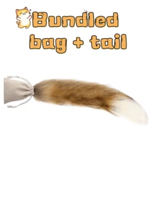 2pcs Women's Fox Tail Costume Set, Cute Polyester Faux Fur Tail, Realistic Plush Texture, Suitable For Cosplay, Party And Theme Events, Theme Event Accessories, Fun Design, Durable Headband, Halloween Fox Tail Costume - Multicolor - View 11