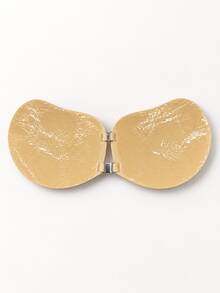 YIYANG 2/1pc Women's Invisible Adhesive Bra, Strapless Backless Breast Pads, Push-Up Lifting Bra, Breathable Cup, Double Front Hook Design, Formal Wear Underwear - Apricot - View 5