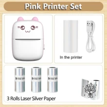 Mini Sticker Printer, Portable Pocket Thermal Printer With Paper Roll For Halloween Party Decor, Halloween Gifts, Study Notes, Photo Printing, Memos, Diaries, Travel Lists, Wireless Inkless Compatible With Android & IOS - Multicolor - View 37