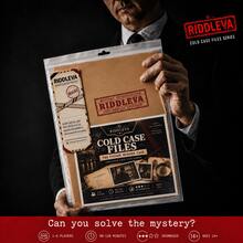 RIDDLEVA Cold Case Files Tycoon 未解之謎偵探桌上遊戲 沉浸式推理謎題遊戲 1-6人合作犯罪破案桌遊 萬聖節派對聖誕禮物家庭遊戲 - 黑色 - 查看 5