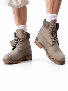 Timberland Men's Outdoor Sports Hiking Climbing Shoes, Grip Wear-Resistant Casual Shoes, Water-Repellent Warm Martin Boots - Grey - View 3