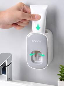 1 buah Dispenser Pasta Gigi Otomatis yang Dipasang di Dinding, Pemeras Pasta Gigi Tanpa Bor dan Bebas Sentuhan, Dispenser Pompa Vakum, Cocok untuk Wastafel Kamar Mandi, Ubin Toilet, Rak Penyimpanan yang Dapat Dilepas dan Mudah Dibersihkan, Penting untuk Apartemen Sewa dan Asrama Mahasiswa - Beragam gaya dan warna - View 7