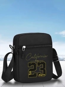 1pc/2pcs "California 23" Pattern Print Unisex Street Fashion Outdoor Sports Baseball Cap And Crossbody Bag, Adjustable, Gift For Yourself Or Friends - Multicolor - View 5