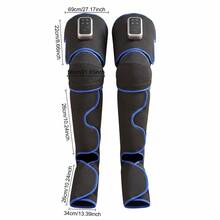 2pcs Wireless USB Leg Massager, Full Leg Wrap Massager, 3 Modes 3 Intensity Levels, Home Office Gym Outdoor Portable Muscle Relaxation Device For All Family - Black - View 2