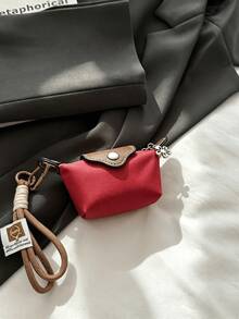 HAILIAN Women's Mini Coin Purse, Wristlet Bag, Multi-Color Storage Pouch, Handbag Accessory, Daily Wallet, Gift For Friends, Mini Card And Coin Holder - Red - View 6