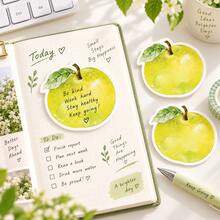 Fruit Store Series Pear Sticky Notes 30pcs/Pack, Realistic Fruit Portable Reusable Memo Pads, Cute INS Creative Planner Decoration Stationery - one-size - View 3