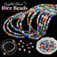 100pcs 4*6mm AB Color Austrian Crystal Glass Seed Beads DIY Jewelry Making Supplies For Necklace Bracelet - AB Crystal Glass Seed Beads - View 3