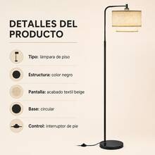 Floor Lamps - US A Type Plug(110-127V) - View 3