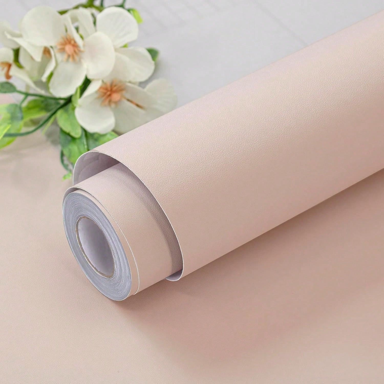1 卷哑光深蓝色可移除自粘 PVC 接触纸壁纸，适用于厨房、卧室、客厅、台面、家具，15.74 英寸 x 196.85 英寸房间装饰家居装饰壁纸墙纸浴室墙贴墙面装饰墙贴