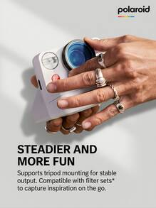 Polaroid Now Gen3 Instant Camera | The Perfect Classic Retro Choice For Beginners! Built-In Soft-Focus Filter, Single-Shot Imaging, Autofocus, Double Exposure, Vintage Film Feel, Instant Prints. - View 8