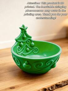 1pc Christmas Decoration Storage Tray, Holiday Decor Display Stand, Multiple Colors - Multicolor - View 2