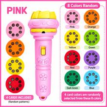 32 Patterns & 4 Cards Projection Flashlight - Imagination Inspiring, Suitable For 3-12 Years Old Children (Some Accessories Randomly Sent) - Multicolor - View 10