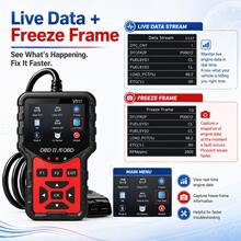 V511 Professional OBD2 Scanner, Car Diagnostic Code Reader With Full OBDII Modes, 40,000+ DTC Library, Live Data Graphing, Battery Cranking Test, SMOG Check And I/M Readiness - V511 - View 8