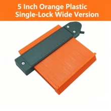 DEWALT Upgrade Self‑Lock Contour Gauge Duplicator, Precise Irregular & Arc Profile Copy Ruler, Lock‑In Shape Measuring Template Tool For Carpenter, Tile Laying, Home Decoration DIY Projects - A - View 6