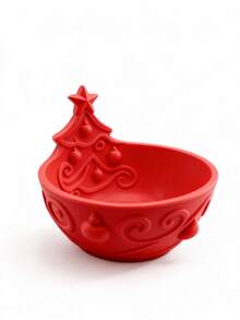 1pc Christmas Decoration Storage Tray, Holiday Decor Display Stand, Multiple Colors - Multicolor - View 7