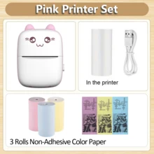 Mini Sticker Printer, Portable Pocket Thermal Printer With Paper Roll For Halloween Party Decor, Halloween Gifts, Study Notes, Photo Printing, Memos, Diaries, Travel Lists, Wireless Inkless Compatible With Android & IOS - Multicolor - View 47