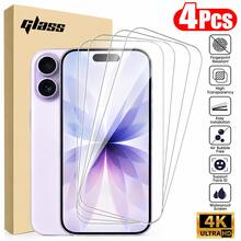 4Pcs HD Tempered Glass Screen Protector Compatible With Iphone 18 Pro Max 17 16 15 14 13 12 11, Anti-Fingerprint, Bubble-Free, High Transparency, Waterproof, Easy Installation, Face ID Compatible Protective Film For Smartphone - Clear - View 7